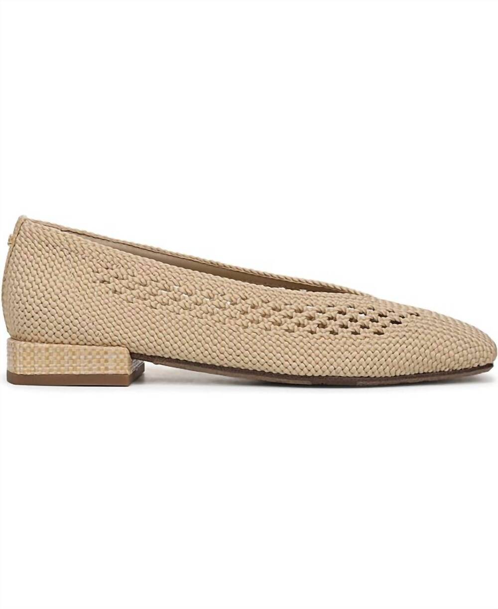 NEW SAM EDELMAN women's kasey knit flat in sand